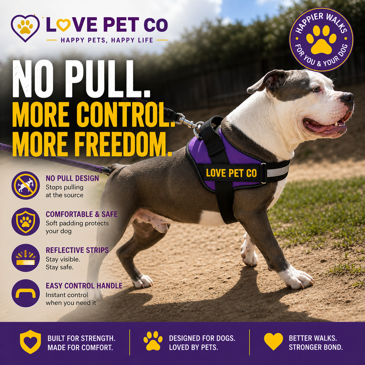 Anti-Pull Dog Harness