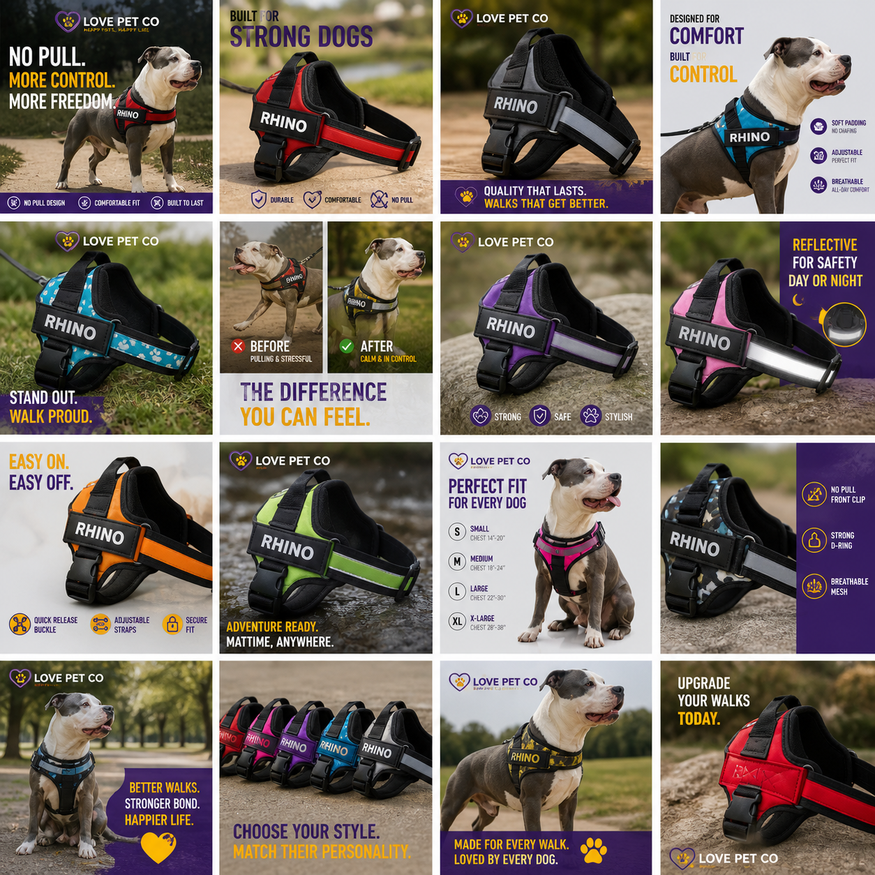 Anti-Pull Dog Harness