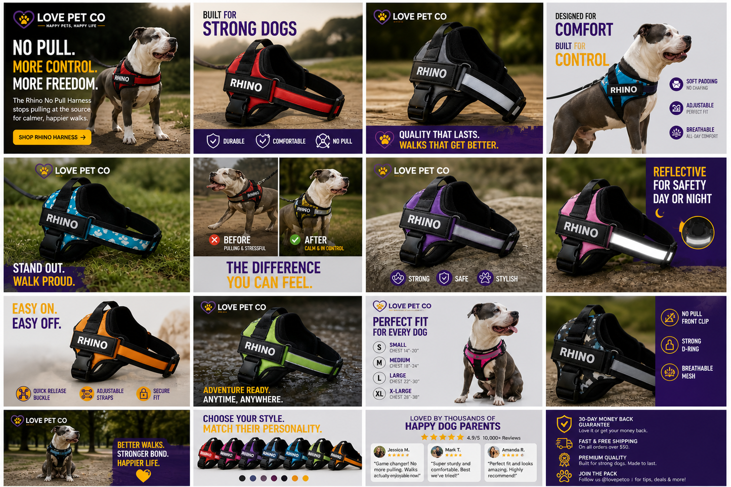 Anti-Pull Dog Harness